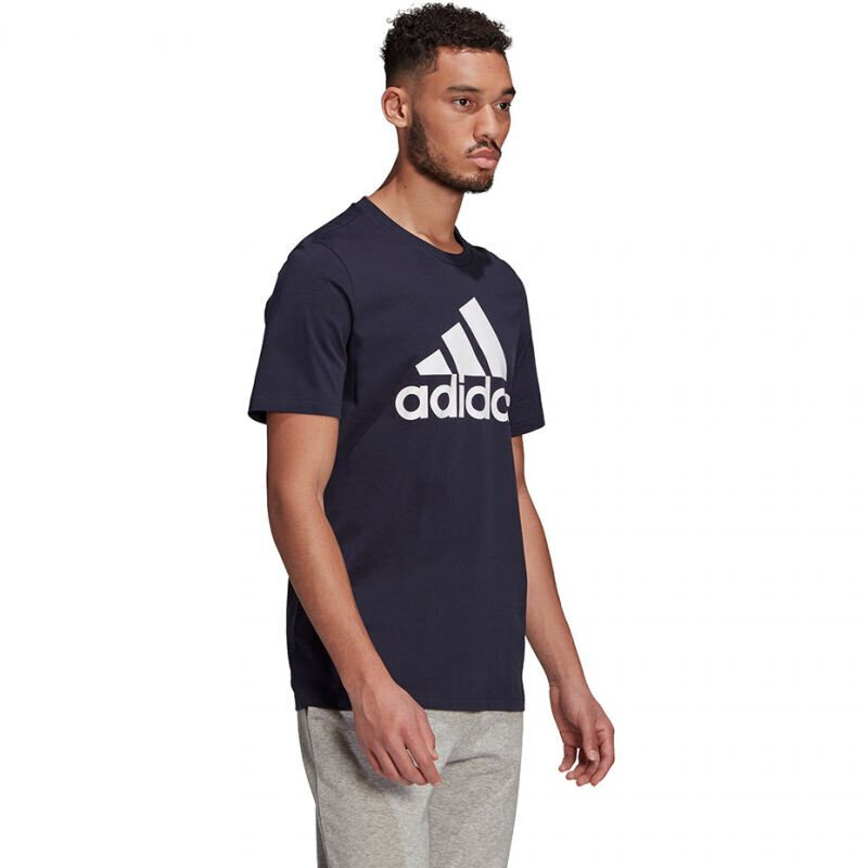 t-krekls Essentials Big Logo Adidas Legend Ink Zils cena un informācija | Vīriešu T-krekli | 220.lv