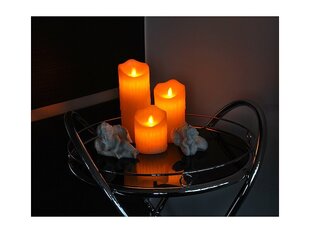 Свеча PS LTC, восковая светодиодная 7,5 x 17,5 см, белая. цена и информация | Подсвечники, свечи | 220.lv