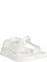 CALVIN KLEIN sieviešu baltas sandales PREFRESATO SANDAL 1 цена и информация | Женские босоножки | 220.lv