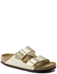 BIRKENSTOCK sieviešu zelta krāsas čības Arizona BS цена и информация | Шлепанцы, тапочки для женщин | 220.lv