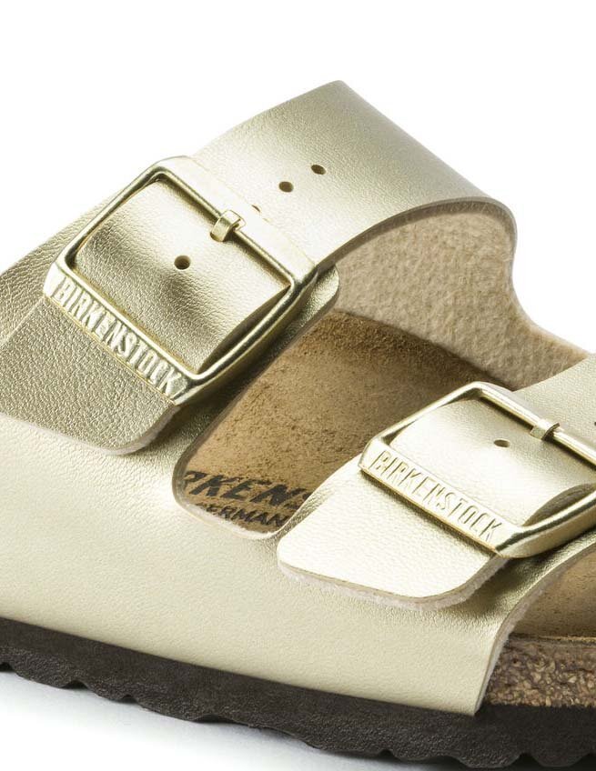 BIRKENSTOCK sieviešu zelta krāsas čības Arizona BS cena un informācija | Iešļūcenes, čības sievietēm | 220.lv