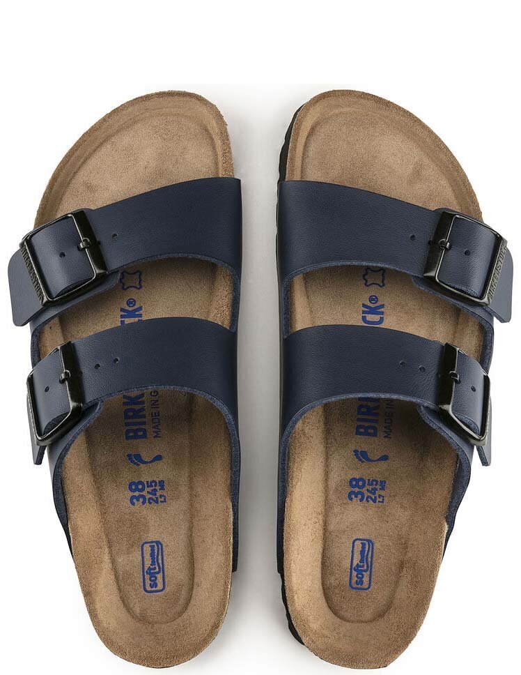 BIRKENSTOCK vīriešu tumši zilas čības Arizona BS cena un informācija | Vīriešu iešļūcenes, čības, sandales | 220.lv