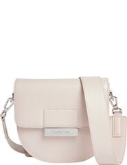 CALVIN KLEIN sieviešu rozā soma pār plecu CORE SADDLE SM HANDBAG цена и информация | Женские сумки | 220.lv