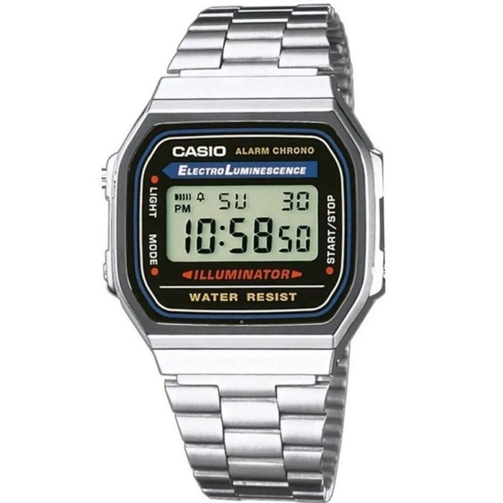 Vīriešu pulkstenis Casio A168W-1 cena un informācija | Vīriešu pulksteņi | 220.lv