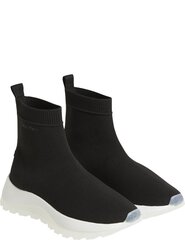 CALVIN KLEIN sieviešu melni zābaki 2 PIECE SOLE SOCK BOOT - KNIT cena un informācija | Sieviešu zābaki, puszābaki | 220.lv