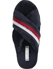 TOMMY HILFIGER sieviešu tumši zilas mājas čības COMFY HOME SLIPPERS WISTRAPS cena un informācija | Iešļūcenes, čības sievietēm | 220.lv