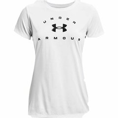 Sieviešu Krekls ar Īsām Piedurknēm Under Armour Tech Solid Balts cena un informācija | T-krekli sievietēm | 220.lv