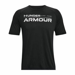 Футболка с коротким рукавом Under Armour Wordmark  Чёрный цена и информация | Футболки мужские | 220.lv