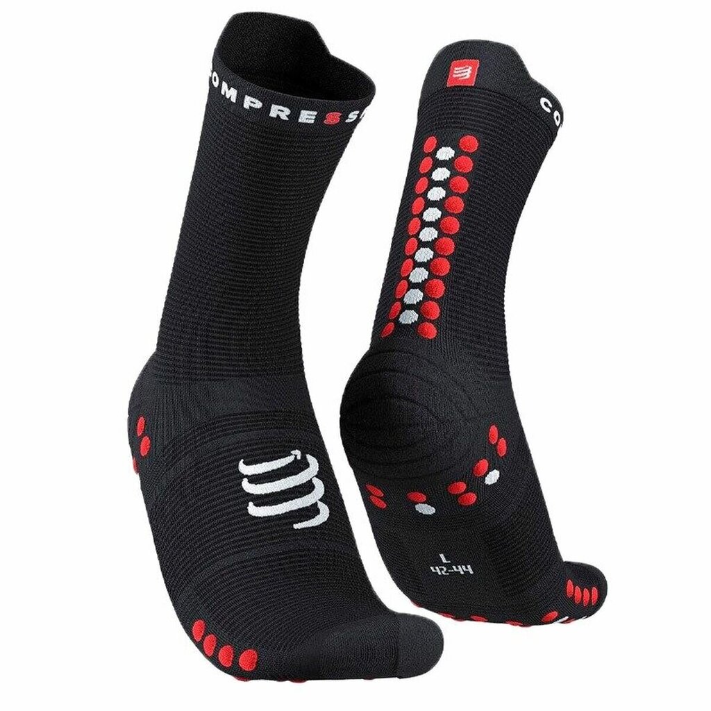 Sporta zeķes Compressport Pro Racing Melns cena un informācija | Vīriešu zeķes | 220.lv