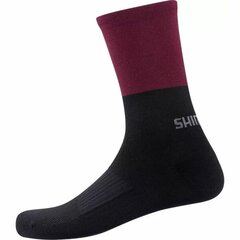 Sporta zeķes Shimano Original Wool Melns Sarkanbrūns cena un informācija | Vīriešu zeķes | 220.lv