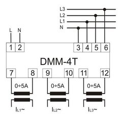 DMM-4T multimetrs cena un informācija | Elektrības slēdži, rozetes | 220.lv