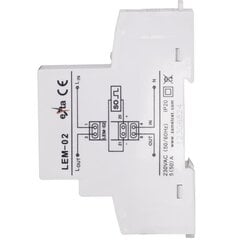 1-fāzes elektroenerģijas skaitītājs LEM-02 cena un informācija | Elektrības slēdži, rozetes | 220.lv