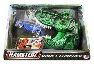 T-Rex palaidējs zaļš ar auto HTI Teamsterz 1417271, zaļš цена и информация | Игрушки для мальчиков | 220.lv