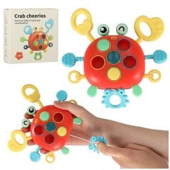 Сенсорная игрушка Baby Teether Crab цена и информация | Игрушки для малышей | 220.lv