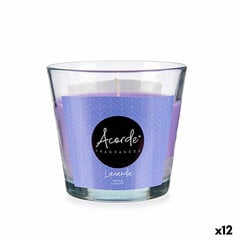 Aromātiska svece Lavanda (120 g) (12 gb.) cena un informācija | Sveces un svečturi | 220.lv