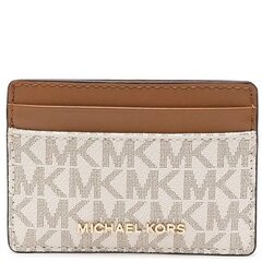 Michael Kors sieviešu balts maks Logo card case cena un informācija | Sieviešu maki, karšu maki | 220.lv