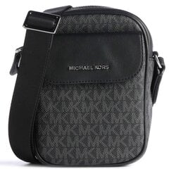 Michael Kors vīriešu melna soma pār plecu Flap logo phone crossbody cena un informācija | Vīriešu somas | 220.lv