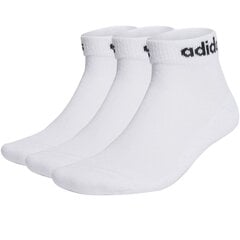 Zeķes vīriešiem Adidas, baltas, 3 pāri цена и информация | Мужские носки | 220.lv