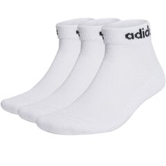 Zeķes vīriešiem Adidas, baltas, 3 pāri cena un informācija | Vīriešu zeķes | 220.lv