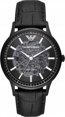 Emporio Armani Vīriešu pulkstenis SKELETON AUTOMATIC AR60042 (zi055c) cena un informācija | Vīriešu pulksteņi | 220.lv