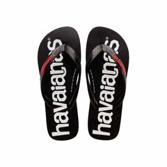 Шлепанцы для женщин Havaianas Top Logomania Красный Чёрный цена и информация | Шлепанцы, тапочки для женщин | 220.lv