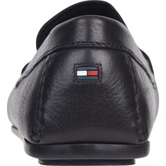 TOMMY HILFIGER vīriešu melni mokasīni Casual driver mocasins цена и информация | Мужские ботинки | 220.lv