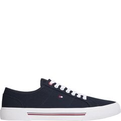 TOMMY HILFIGER vīriešu zili ikdienas apavi Core corporate sport shoe цена и информация | Кроссовки для мужчин | 220.lv