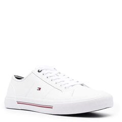 TOMMY HILFIGER vīriešu balti ikdienas apavi Core corporate sport shoe цена и информация | Мужские ботинки | 220.lv