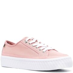 TOMMY HILFIGER sieviešu rozā ikdienas apavi Platform vulcanized sneaker cena un informācija | Sporta apavi sievietēm | 220.lv
