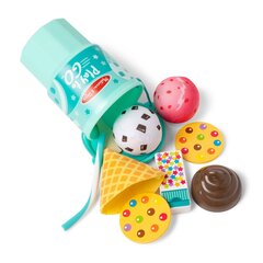 MELISSA & DOUG игровой набор Play to Go мороженое цена и информация | Игрушки для девочек | 220.lv