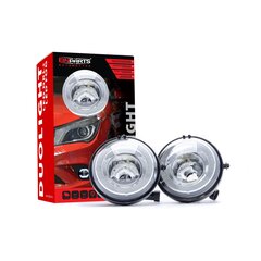 EinParts DL35 Dienas gaitas gaismas LED DRL miglas lukturi 6000K 12/24V priekš MINI R55 R56 R57 R58 R59 R60 R61 cena un informācija | Automašīnu spoguļi, restes, lukturi | 220.lv