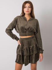 Велюровый костюм женский FA-KMPL-7315.92 FAKMPL731592ciemnykhaki2194195612601 цена и информация | Женские костюмы | 220.lv