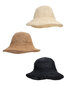 Pīta salmu cepure BUCKET HAT cena un informācija | Sieviešu cepures | 220.lv