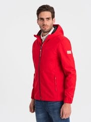 jaka softshell-red v6 om-janp-0137 124521-7 cena un informācija | Vīriešu virsjakas | 220.lv