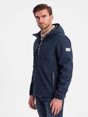 softshell jaka - tumši zila v5 om-janp-0137 124520-7 cena un informācija | Vīriešu virsjakas | 220.lv