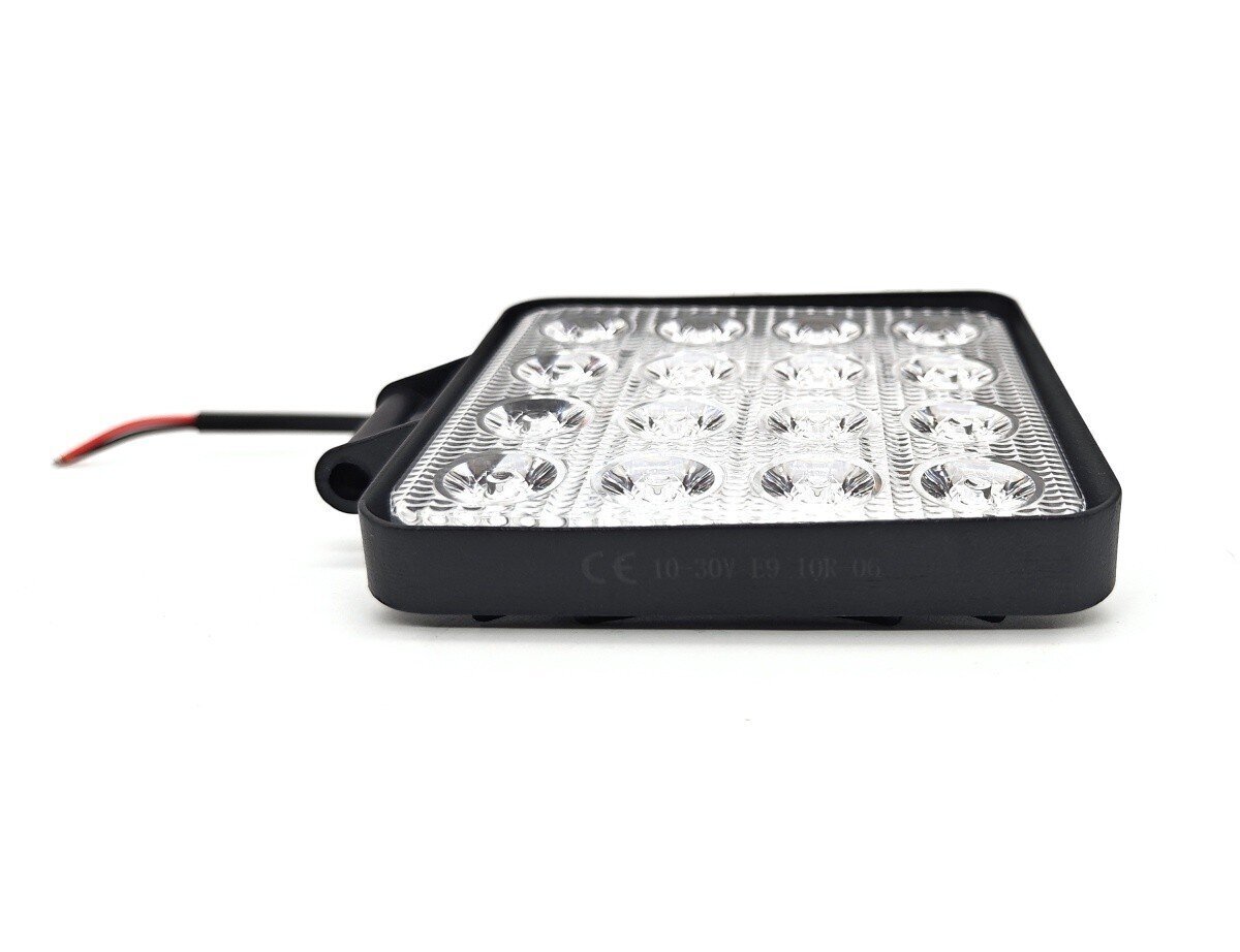 LED darba lampa IP67 2000lm 16 LED liela 12-24V cena un informācija | Auto piederumi | 220.lv