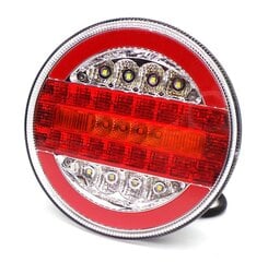 Daudzfunkcionāla LED lampa, 12-24V, apaļa cena un informācija | Auto spuldzes | 220.lv