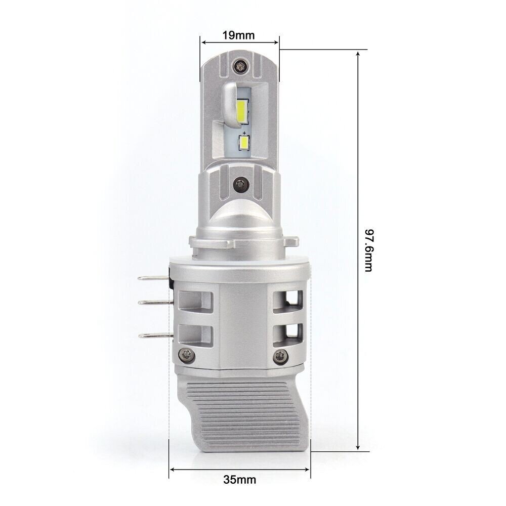 H15 LED spuldzes 9V-32V CANBUS CSP komplekts Jaunums 2x 8000lm цена и информация | Auto spuldzes | 220.lv