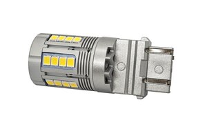 P27/7W LED spuldze 3157 12-24V bez kļūdas 3000lm balta cena un informācija | Auto spuldzes | 220.lv