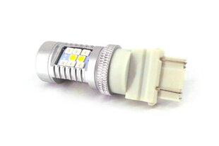 P27/7W LED spuldze 3157 12-24V 2000lm CANBUS balta un sarkana cena un informācija | Auto spuldzes | 220.lv