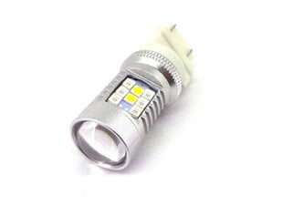 P27/7W LED spuldze 3157 12-24V 2000lm CANBUS balta un sarkana cena un informācija | Auto spuldzes | 220.lv