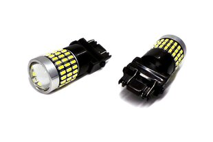 P27/7W LED 3157 12-24V CANBUS 2100lm balta spuldze ar lēcu cena un informācija | Auto spuldzes | 220.lv