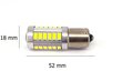 P21W LED spuldze BA15S 12-24V 1300lm CANBUS cena un informācija | Auto spuldzes | 220.lv