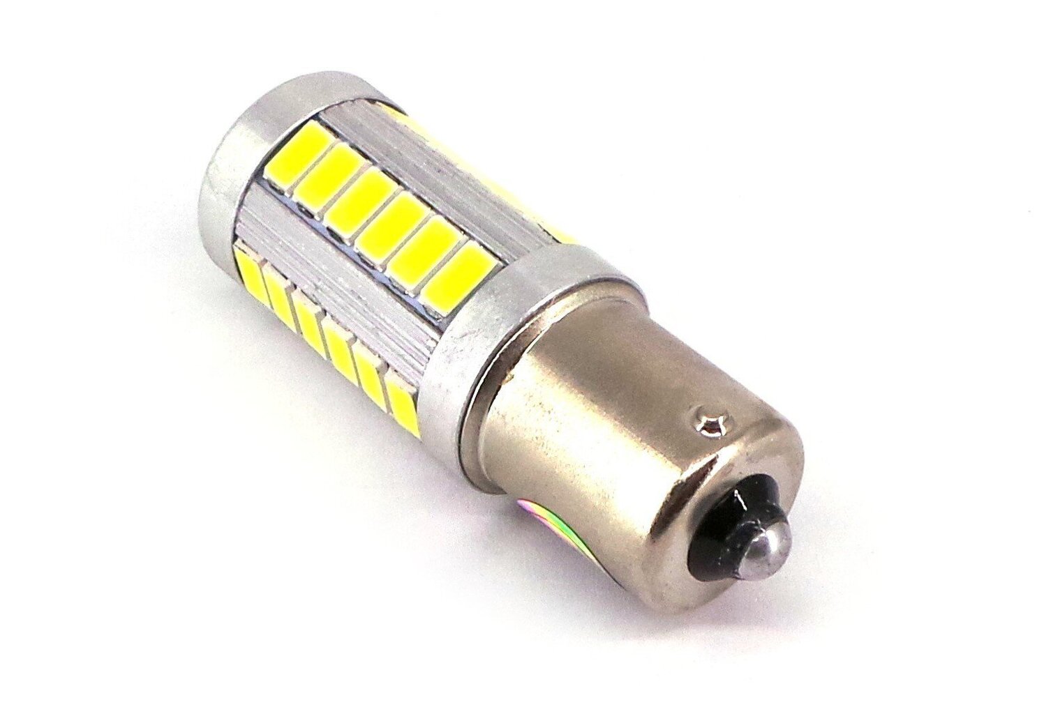 P21W LED spuldze BA15S 12-24V 1300lm CANBUS cena un informācija | Auto spuldzes | 220.lv