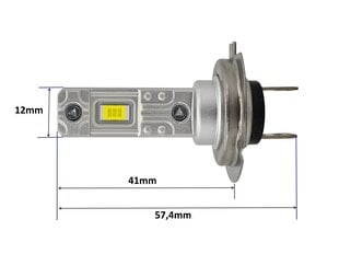 LED spuldze H7 9V-30V CANBUS 4500lm 1 gab cena un informācija | Auto spuldzes | 220.lv