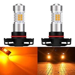 LED H16, PSY24W 12-24V CANBUS oranžā spuldze 1900lm cena un informācija | Auto spuldzes | 220.lv