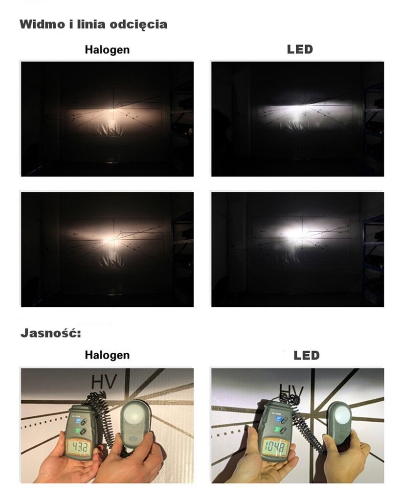 LED H13 9V-32V CANBUS CSP spuldžu komplekts Jaunums 9000lm cena un informācija | Auto spuldzes | 220.lv