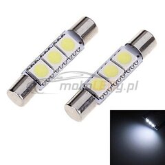 LED TY-T6 12V60lm CANBUS 28mm cena un informācija | Auto spuldzes | 220.lv