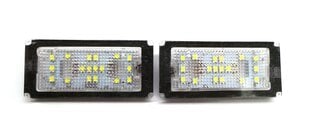 BMW E65 E66 LED numura zīmes apgaismojuma lukturi 2x650lm, komplekts no 2 gab cena un informācija | Auto piederumi | 220.lv