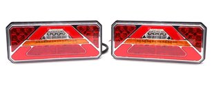 LED trīsstūra lampa, dinamiskais L + R virziens, 12-24V cena un informācija | Auto piederumi | 220.lv